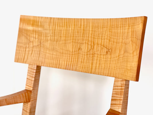 Ricardo Arm Chair in Tiger Maple