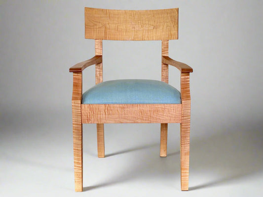 Ricardo Arm Chair in Tiger Maple