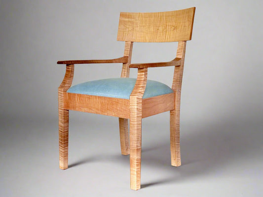 Ricardo Arm Chair in Tiger Maple