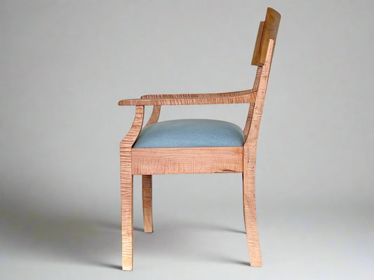 Ricardo Arm Chair in Tiger Maple