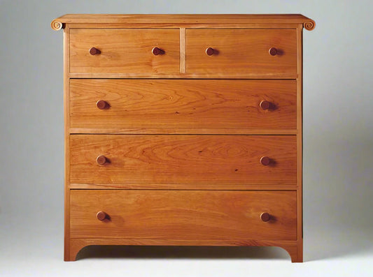 SLEIGH CHEST OF DRAWERS - ShackletonThomas